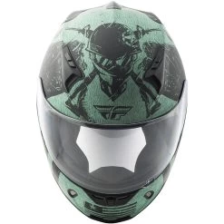 FLY Street Revolt FS Liberator Helmet - Matte Black/Green -Cycling Equipment Shop Fly Street Revolt FS Liberator Helmet MatteBlack Green 73 8374 1 89460.1529506710