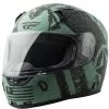 FLY Street Revolt FS Liberator Helmet - Matte Black/Green