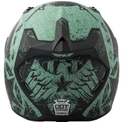 FLY Street Revolt FS Liberator Helmet - Matte Black/Green -Cycling Equipment Shop Fly Street Revolt FS Liberator Helmet MatteBlack Green 73 8374 15608.1529506711