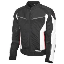 FLY Street Strata Jacket - Black/White/Red -Cycling Equipment Shop Fly Street Strata Jacket White Mesh 37492.1497280166