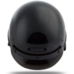 GMAX GM35 Solid Full Dressed Half Helmet - Gloss Black -Cycling Equipment Shop GMax GM 35 Full Dressed Half Helmet Gloss Black 2 91296.1528289411