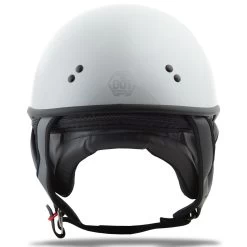 GMAX GM35 Solid Full Dressed Half Helmet - Pearl White -Cycling Equipment Shop GMax GM 35 Full Dressed Half Helmet Gloss White 57987.1528290137