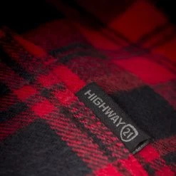 Highway 21 Marksman Flannel Shirt - Red -Cycling Equipment Shop Highway 21 Marksman Flannel Red 3 03904.1494599245
