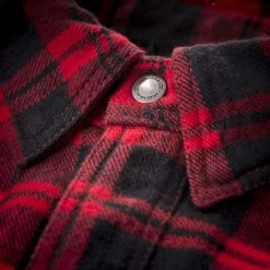 Highway 21 Marksman Flannel Shirt - Red -Cycling Equipment Shop Highway 21 Marksman Flannel Red Collar 53928.1494599249