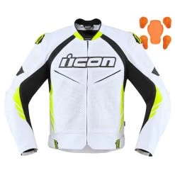 Icon Hypersport2 Prime Jacket - White/Hi-Viz