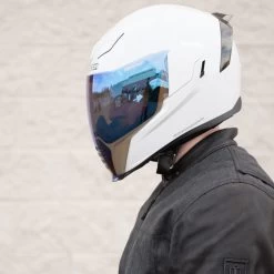 Icon Airflite RST Blue Face Shield -Cycling Equipment Shop Icon Airflite RST Blue Shield 2 86908.1521490536