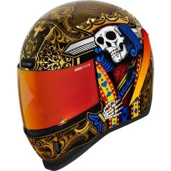 Icon Airform Suicide King Helmet - Gold