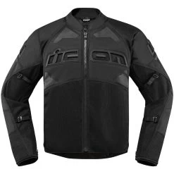 Icon Men's Contra 2 Jacket - Stealth Black