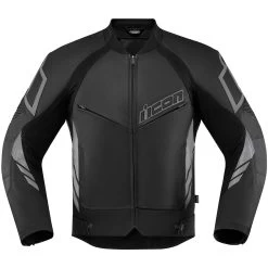 Icon Hypersport 2 Leather/Textile Jacket - Black