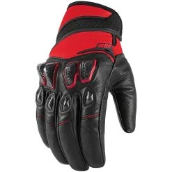 Icon Konflict Gloves - Red