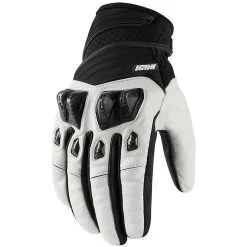 Icon Konflict Gloves - White