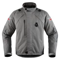 Icon Raiden DKR Monochromatic Waterproof Jacket -Cycling Equipment Shop Icon Raiden DKR Jacket Grey 58570.1470764613