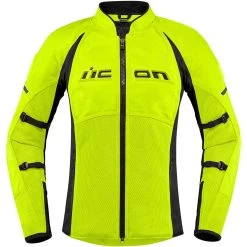 Icon Contra 2 Women's Textile Jacket - Hi-Viz