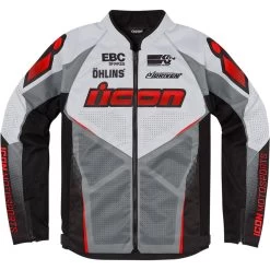 Icon Hooligan Ultrabolt Jacket - Red