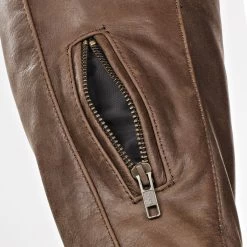 Joe Rocket Classic 92 Leather Jacket - Brown/Cream -Cycling Equipment Shop Joe Rocket Classic 92 Jacket Brown 2 04155.1522935047