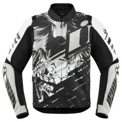 Icon Overlord STIM Jacket - White