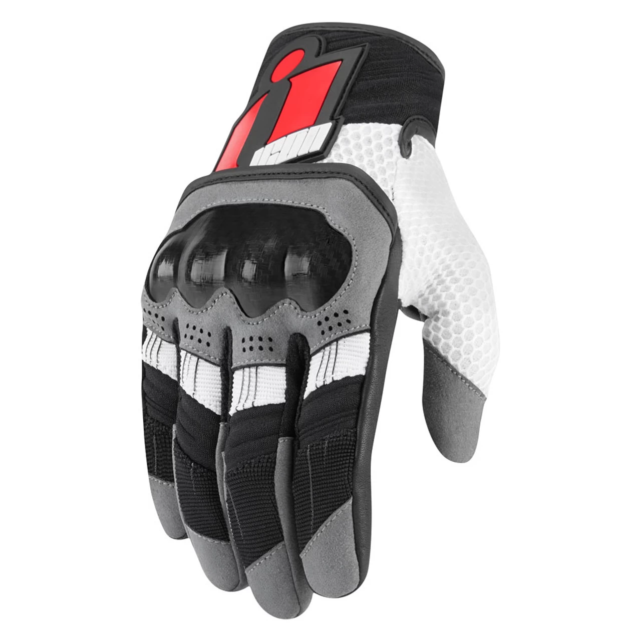 Icon Overlord Gloves - Red 1 Icon Overlord Gloves - Red