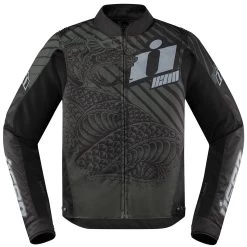 Icon Overlord SB2 Jacket - Serpecant Black