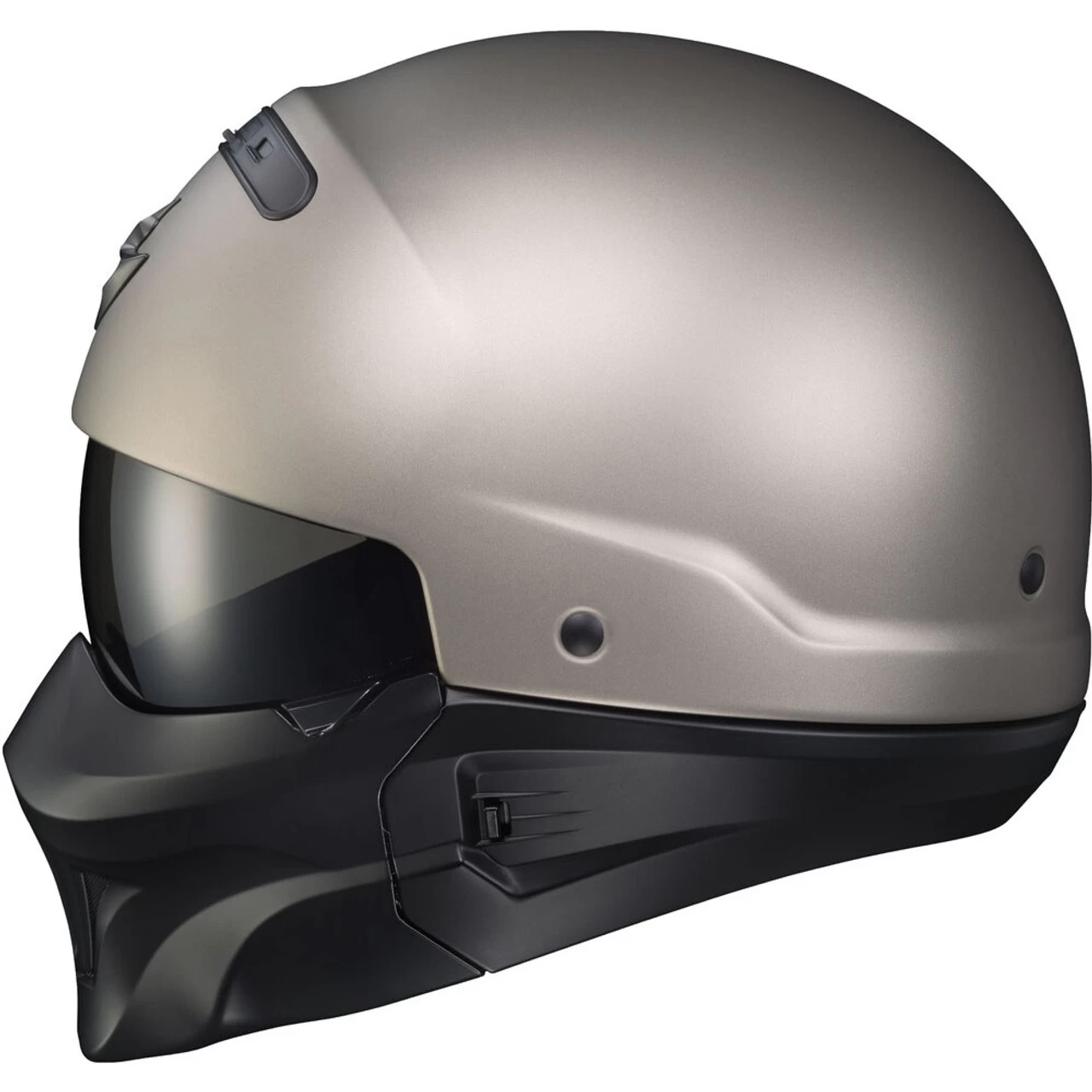 Scorpion Covert Evo Convertible Helmet - Titanium 3 Scorpion Covert Evo Convertible Helmet - Titanium - Image 3
