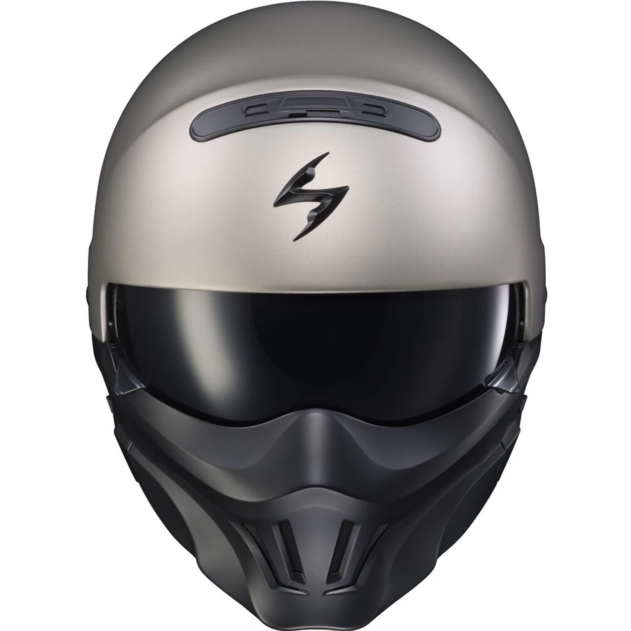 Scorpion Covert Evo Convertible Helmet - Titanium 2 Scorpion Covert Evo Convertible Helmet - Titanium - Image 2