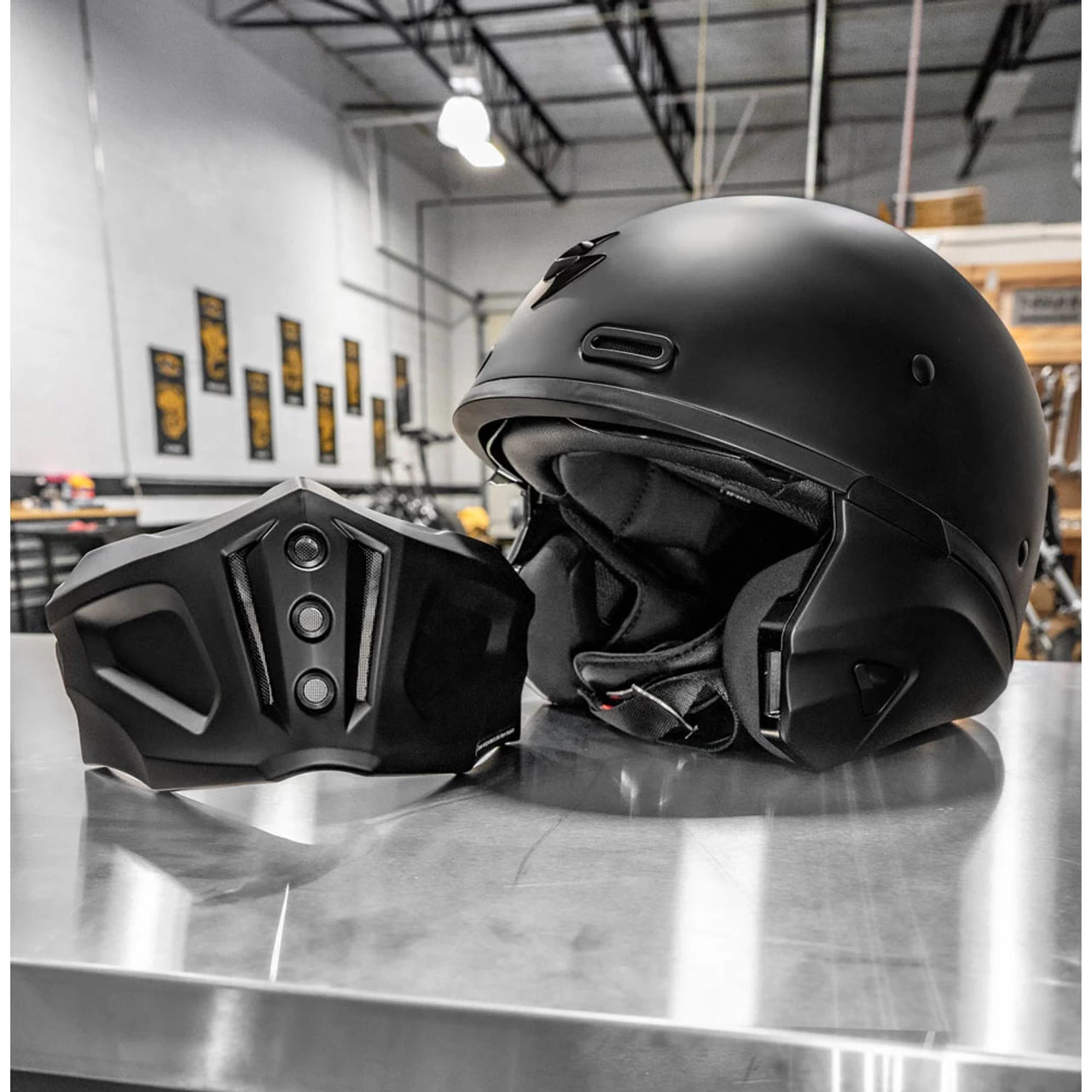 Scorpion Covert X Helmet - Matte Black 7 Scorpion Covert X Helmet - Matte Black - Image 7