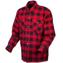 Scorpion Covert Moto Flannel Shirt -Cycling Equipment Shop Scorpion Covert Flannel Red Angle 86854.1459795691