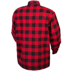 Scorpion Covert Moto Flannel Shirt -Cycling Equipment Shop Scorpion Covert Flannel Red rear 32151.1459795691