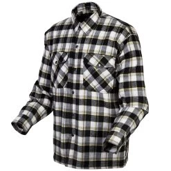 Scorpion Covert Moto Flannel Shirt -Cycling Equipment Shop Scorpion Covert Flannel White angle 98382.1459795691