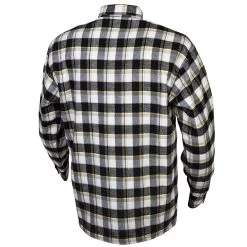 Scorpion Covert Moto Flannel Shirt -Cycling Equipment Shop Scorpion Covert Flannel White rear 86600.1459795692
