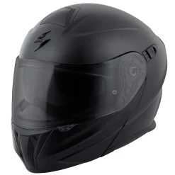 Scorpion EXO-GT920 Solids Modular Helmet -Cycling Equipment Shop Scorpion EXO GT920 Mblack front ang 05315.1459948764