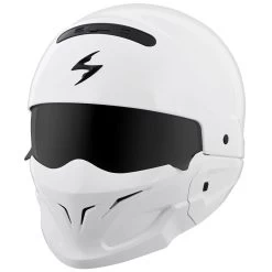 Scorpion Covert White Convertible Helmet