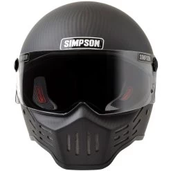 Simpson M30 Bandit Carbon Helmet 6 Simpson M30 Bandit Carbon Helmet -Cycling Equipment Shop Simpson M30 Satin Carbon Front 75461.1462545160