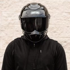 Simpson Mod Bandit Helmet - Gloss Black -Cycling Equipment Shop Simpson Mod Bandit Gloss Black Helmet Shields Action 1 04145.1546547266