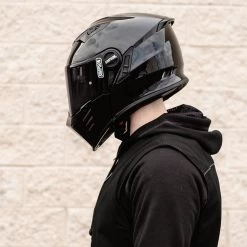 Simpson Mod Bandit Helmet - Gloss Black -Cycling Equipment Shop Simpson Mod Bandit Gloss Black Helmet Shields Action 3 93004.1546547271