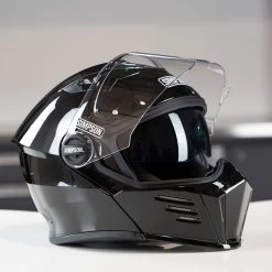 Simpson Mod Bandit Helmet - Gloss Black -Cycling Equipment Shop Simpson Mod Bandit Helmet Gloss Black 7 68728.1546547285
