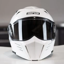 Simpson Mod Bandit Helmet - White -Cycling Equipment Shop Simpson Mod Bandit Helmet White 6 93116.1546545835