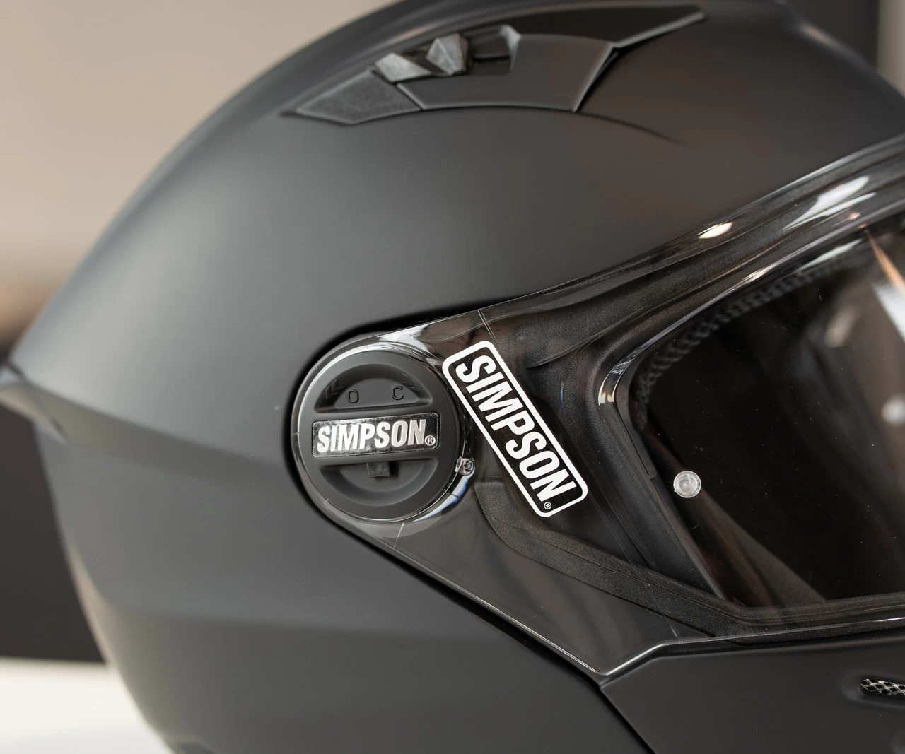 Simpson Mod Bandit Helmet - Matte Black 7 Simpson Mod Bandit Helmet - Matte Black - Image 7