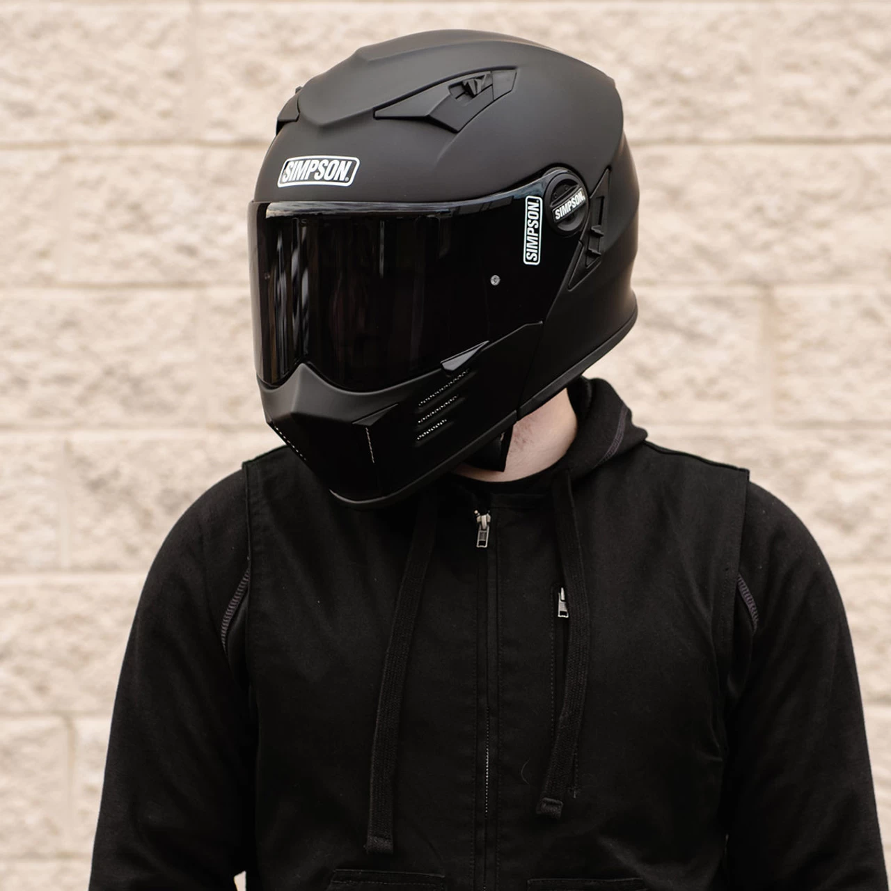 Simpson Mod Bandit Helmet - Matte Black 4 Simpson Mod Bandit Helmet - Matte Black - Image 4