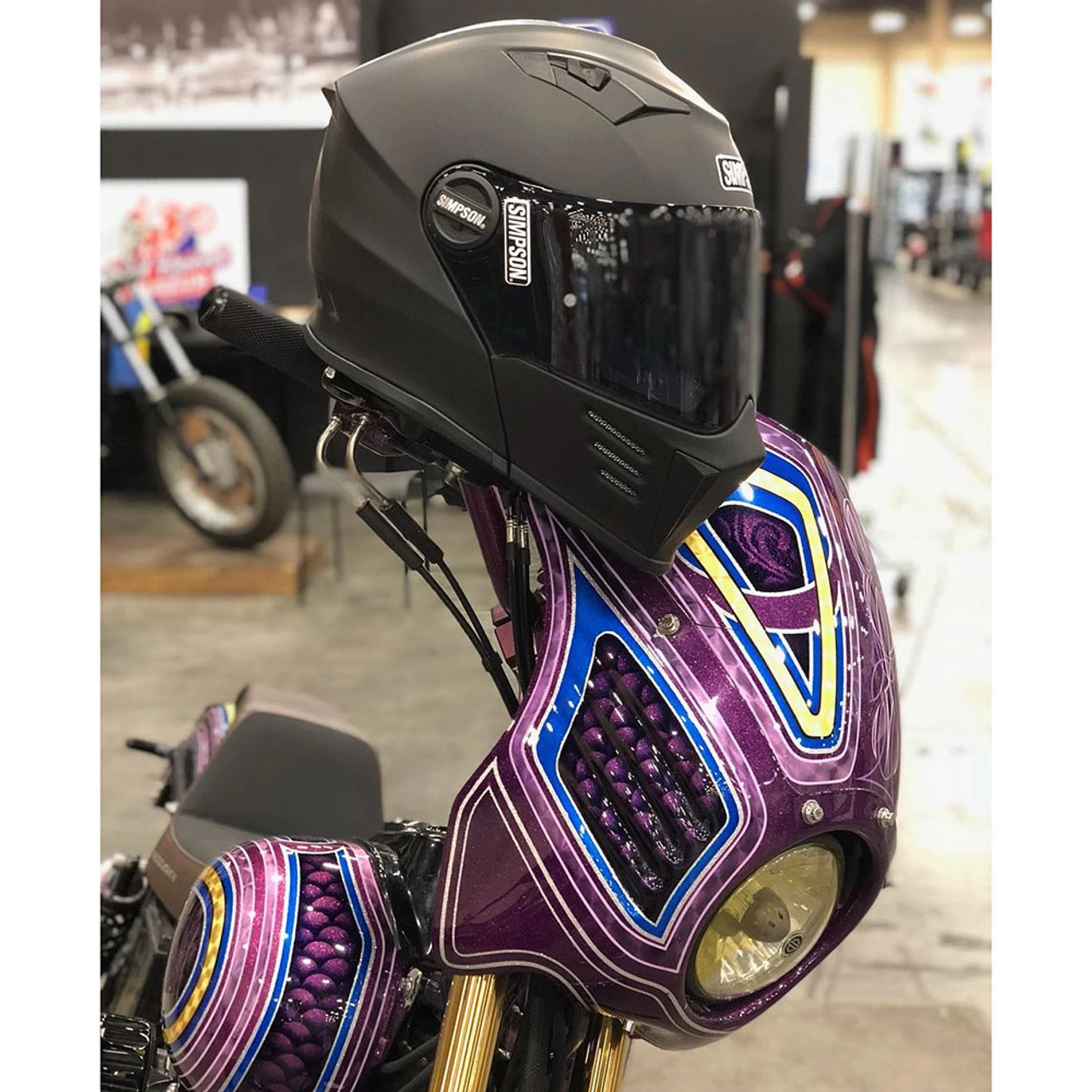 Simpson Mod Bandit Helmet - Matte Black 9 Simpson Mod Bandit Helmet - Matte Black - Image 9