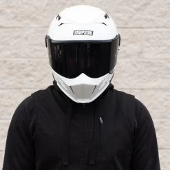 Simpson Mod Bandit Helmet - White -Cycling Equipment Shop Simpson Mod Bandit White Shields Action 1 39097.1546545840