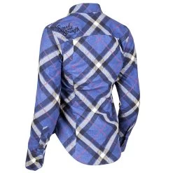 Speed And Strength Cross My Heart Women's Armored Moto Shirt - Purple -Cycling Equipment Shop SpeedandStrength CrossMyHeart Womens Motoshirt Purple Back 93486.1500060354