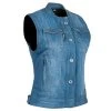 Speed And Strength Glory Daze Women's Denim Vest - Blue
