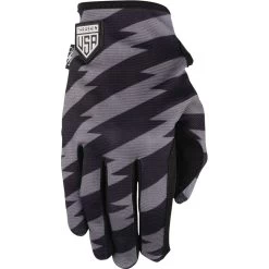 Thrashin Supply Stealth Stars & Bolts Gloves - Black/Grey -Cycling Equipment Shop Thrashin Supply Stealth Stars Bolts Gloves Black Grey 3 96529.1671734068