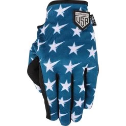 Thrashin Supply Stealth Stars & Bolts Gloves - Red/White/Blue -Cycling Equipment Shop Thrashin Supply Stealth Stars Bolts Gloves Red White Blue 2 49366.1671735417