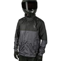 Thrashin Supply Waterproof Mission Windbreaker Riding Jacket - Black -Cycling Equipment Shop Thrashin Supply Waterproof Windbreaker Riding Jacket Black 1 1 14145.1620073174