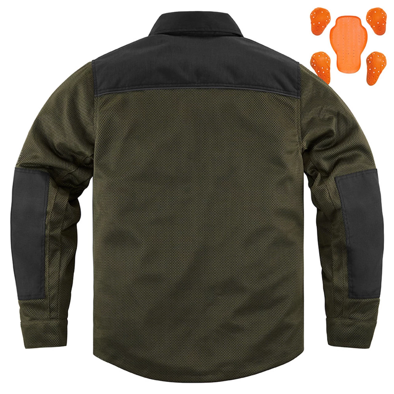 Icon Upstate Riding Shirt - Olive 1 Icon Upstate Riding Shirt - Olive