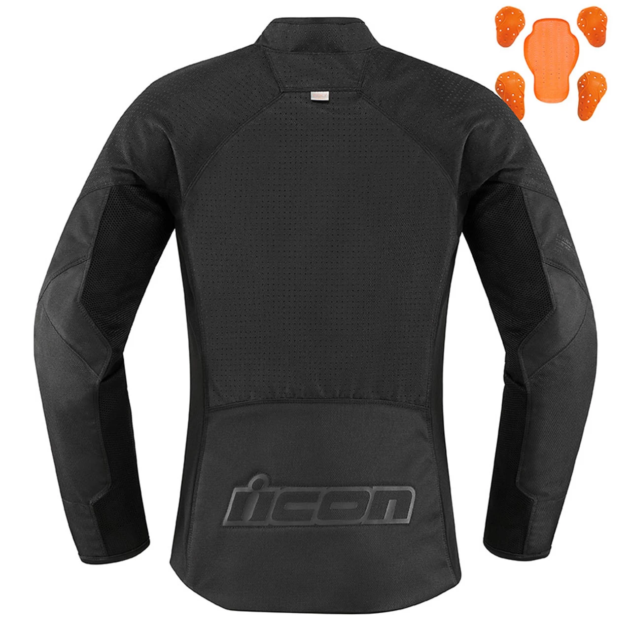 Icon Hooligan Women's Perforated Jacket - Black 2 Icon Hooligan Women's Perforated Jacket - Black - Image 2