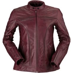 Z1R Women's 410 Merlot Leather Jacket