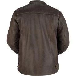 Cycling Equipment Shop -Cycling Equipment Shop Z1R Indiana Brown Leather Jacket Back 28107.1541008789