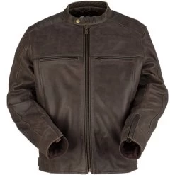 Cycling Equipment Shop 9 Z1R Indiana Leather Jacket - Brown